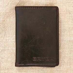 Breyer Brown Slim Card Holder